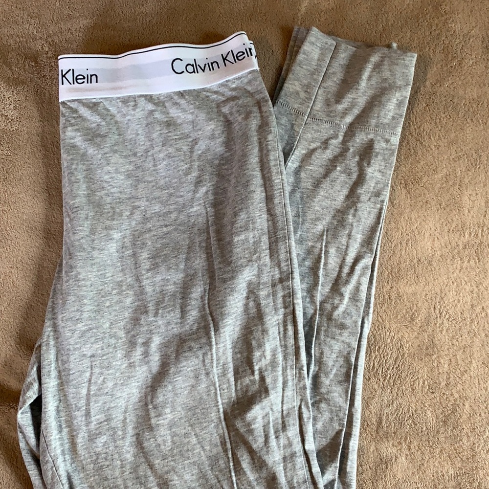Calvin Klein Grey Leggings size small